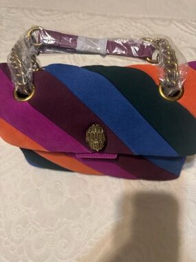 Kurt Geiger Soho Quilt Suede Bag